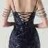 Graceful Sequin Embellished Mesh Mermaid Maxi Dress